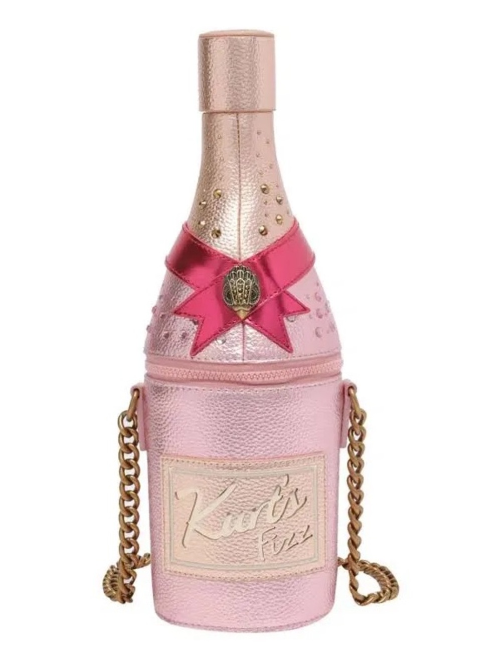 NWT Kurt Geiger Champagne Bottle Crossbody Bag